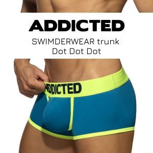 Addicted Swimderwear bokserit Dot Dot Dot Peacock