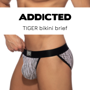 Addicted Tiger print bikini brief