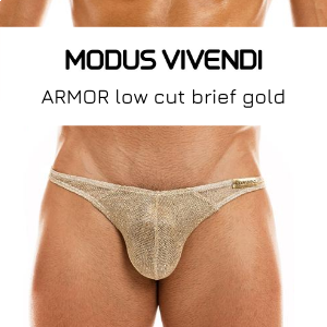 Modus Vivendi Armor low cut brief gold
