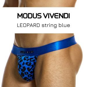 Modus Vivendin sähkönsiniset leopardikuosiset stringit