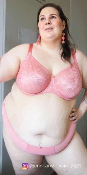 Sculptresse Dream Rose pink rintaliivit @jennisanssi