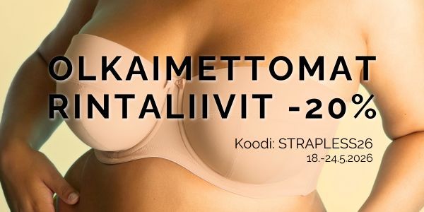 Olkaimettomat rintaliivit ja Superhero -20%